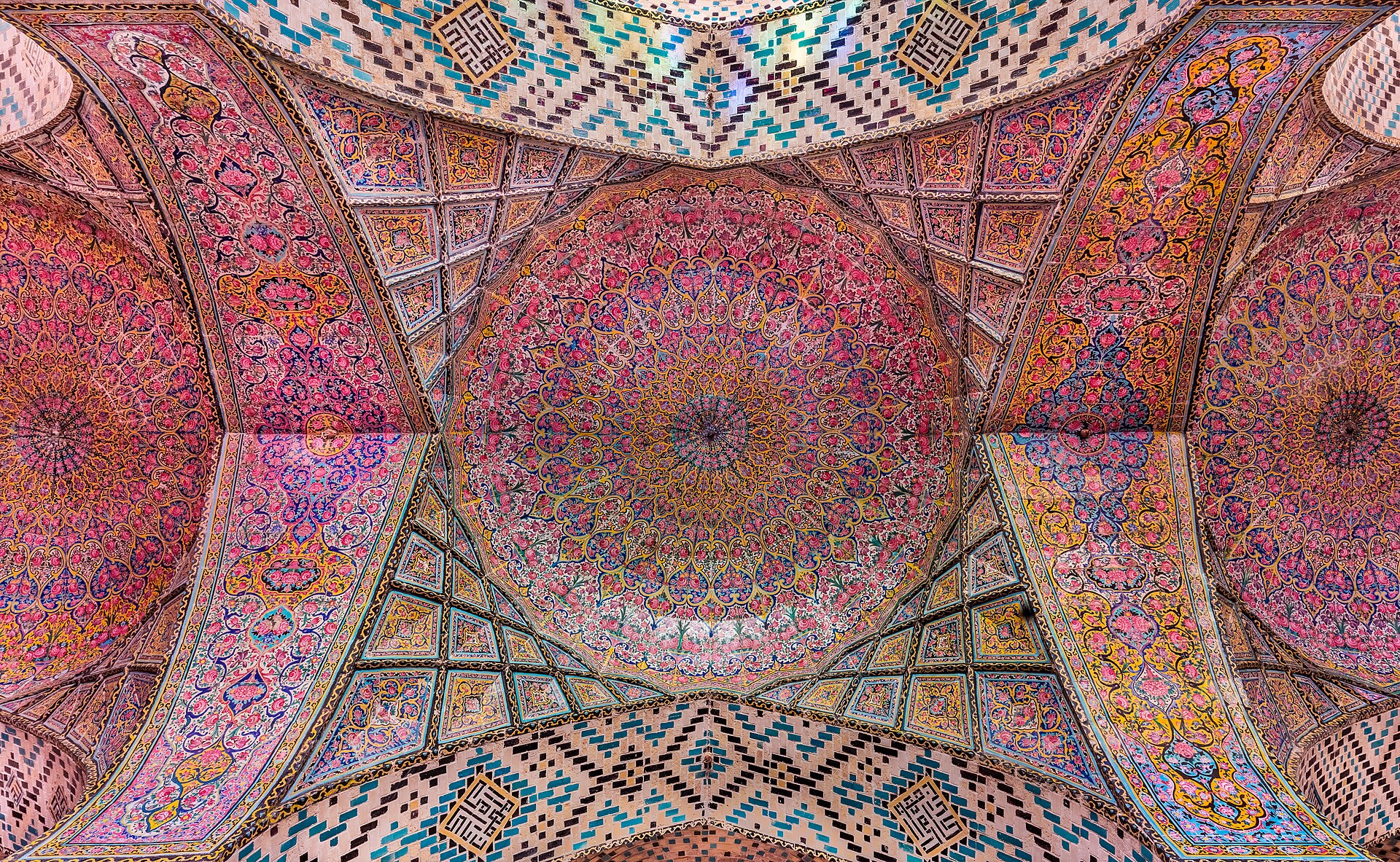 Nasir al-Mulk Mosque (the Pink Mosque), Shiraz, Iran