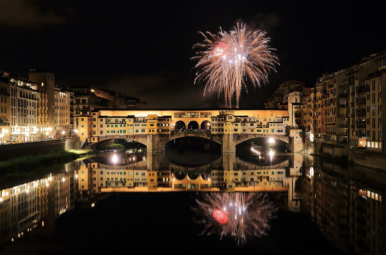 Ponte Vecchio at night, Florence