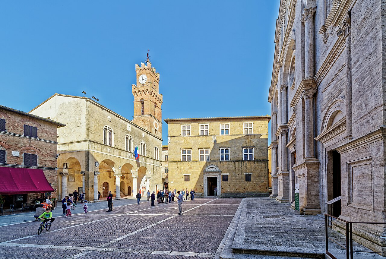 The main square, Pienza
